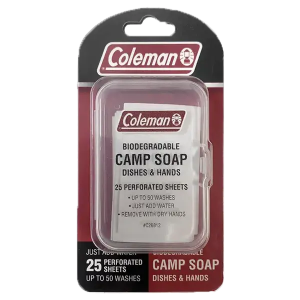 26812 SoapSheets 600X600 Coleman Camp Soap Sheets