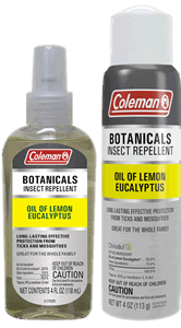 Oil of Lemon Eucalyptus repellent