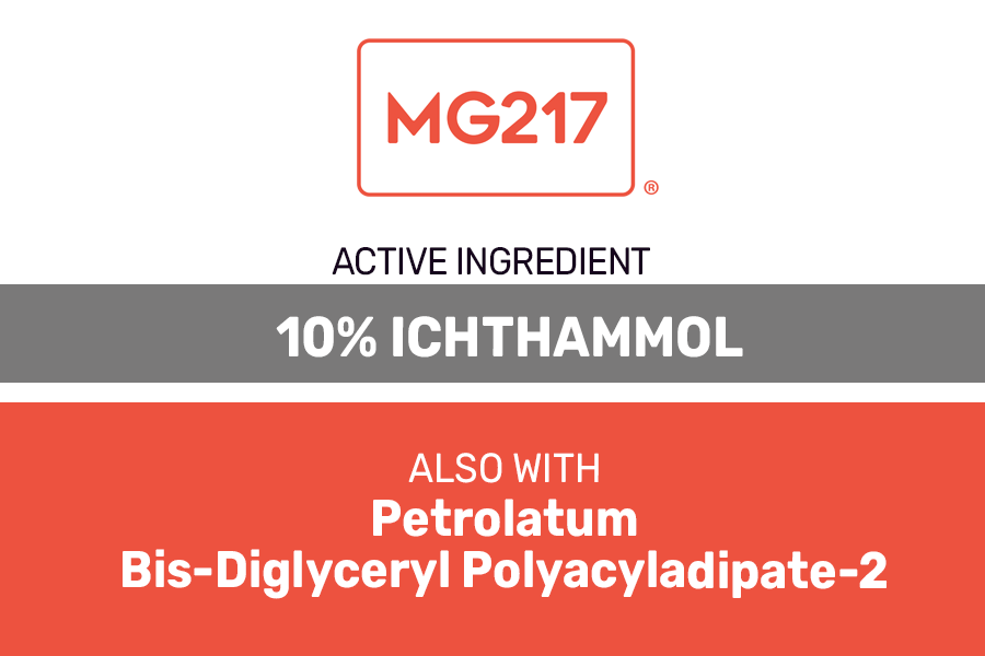 Active ingredient: 10% ichthammol