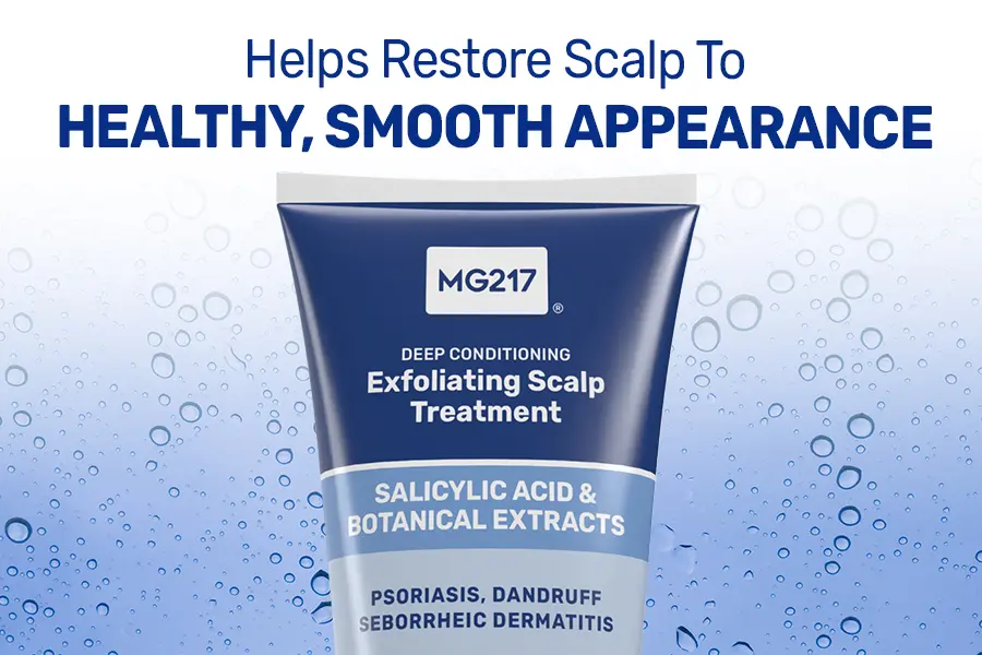 MG217 Deep Conditioning Exfoliating Scalp Treatment helps restore scalp to healthy, smooth appearance