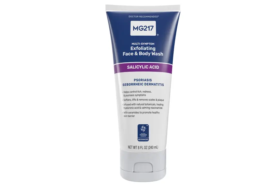 MG217 Exfoliating Face & Body Wash tube front