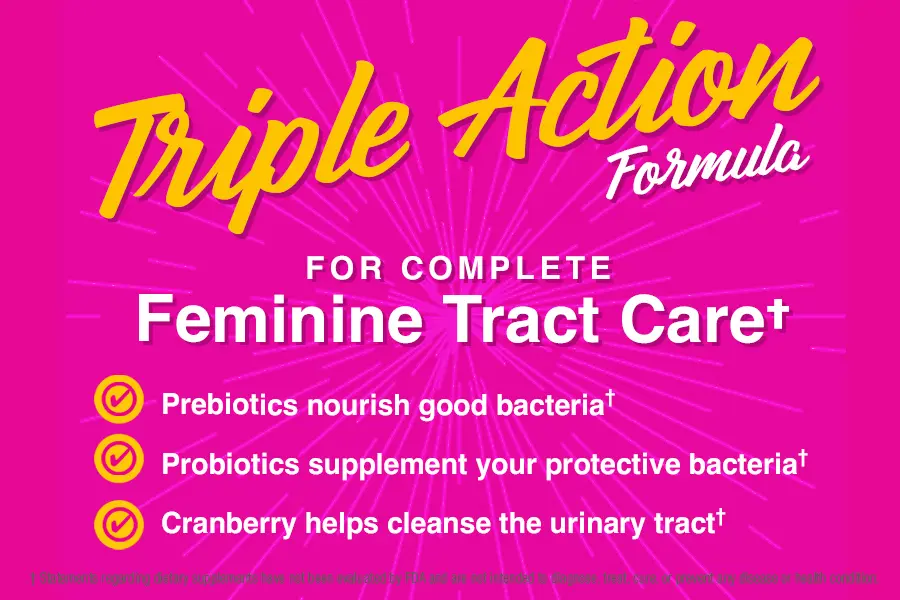 triple action formula for complete feminine tract care
