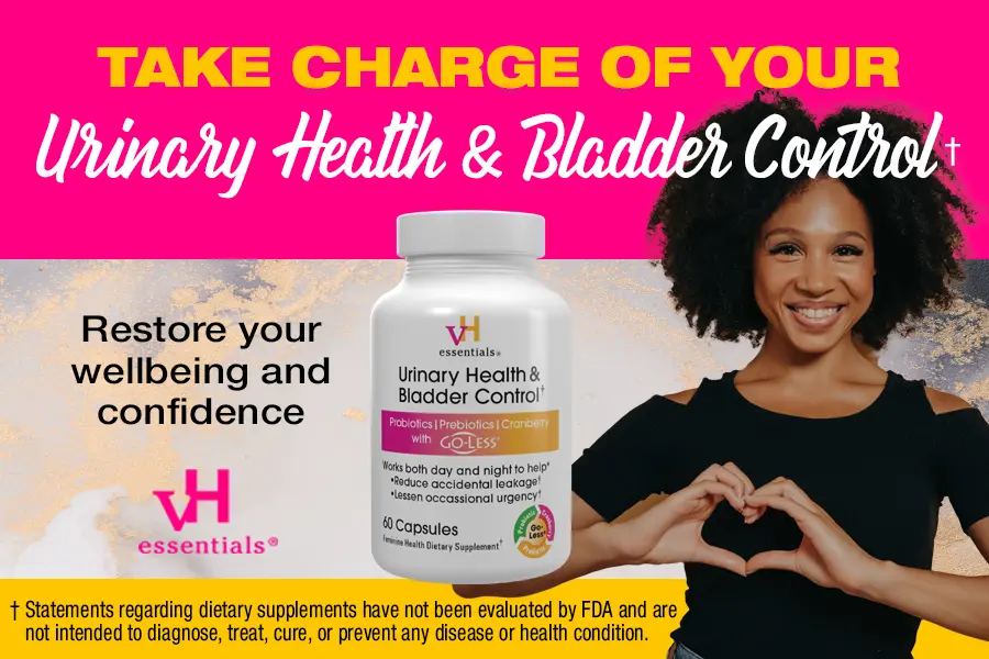 take charge of your urinary health and bladder control
