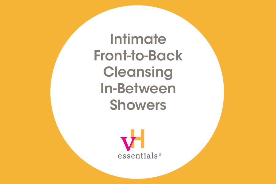 intimate front-to-back cleansing in-between showers