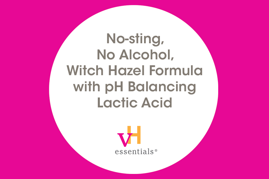 no-sting, no alcohol, witch hazel formula with ph balancing lactic acid
