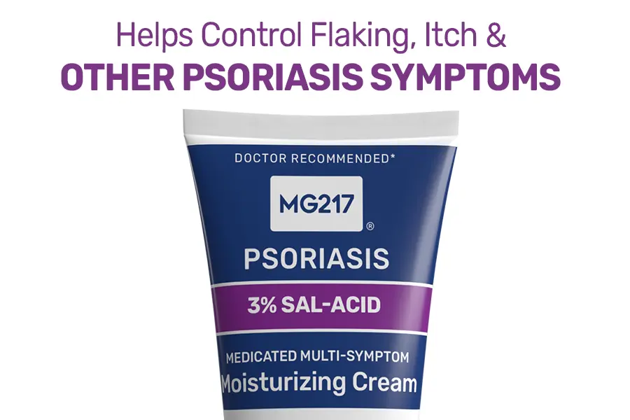 helps control flaking, itch and other psoriasis symptoms