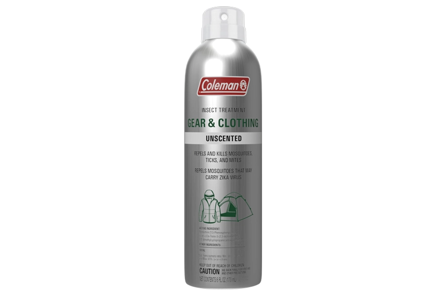Coleman Gear and Clothing insect treatment