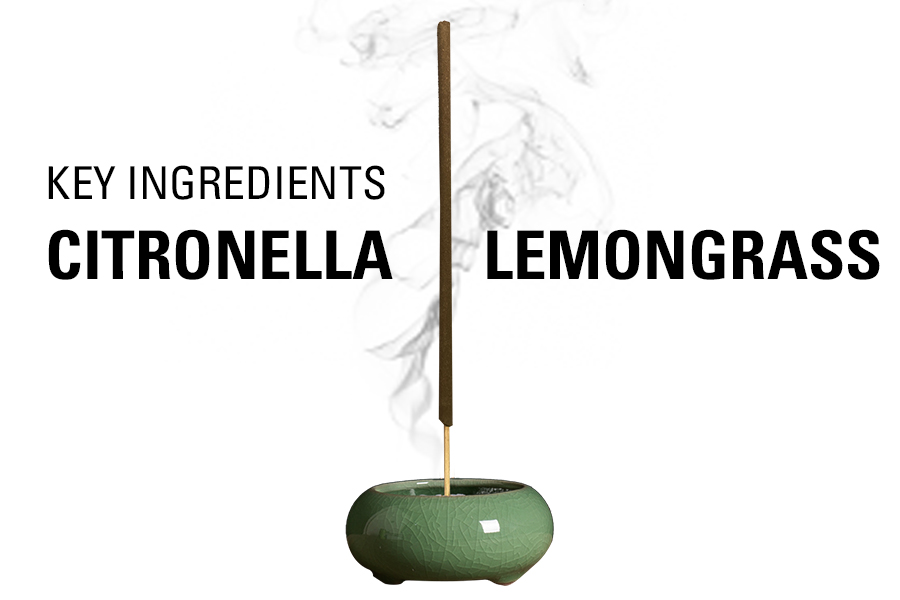 Key ingredients: citronella, lemongrass