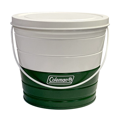 7741 BucketCandle 400 Citronella 18oz Two Tone Bucket with Lid and Handle