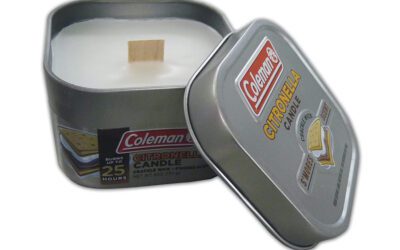 Coleman Scented Citronella Tin Candles