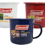 3 candle mugs from coleman