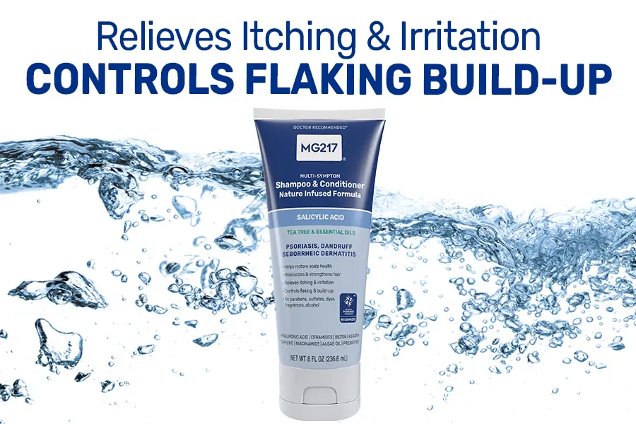 MG217 Multi-Symptom Shampoo & Conditioner Nature Infused Formula Relieves itching & irritation, controls flaking & build-up