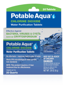  Potable Aqua Purificación de agua, tabletas de tratamiento de  agua - Botella de 50 unidades : Potable Aqua: Deportes y Actividades al  Aire Libre