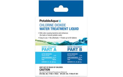 Potable Aqua Chlorine Dioxide Water Treatment Liquid