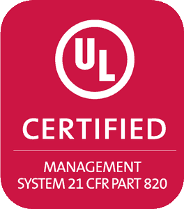 UL Certified Management System 21 CFR Part 820