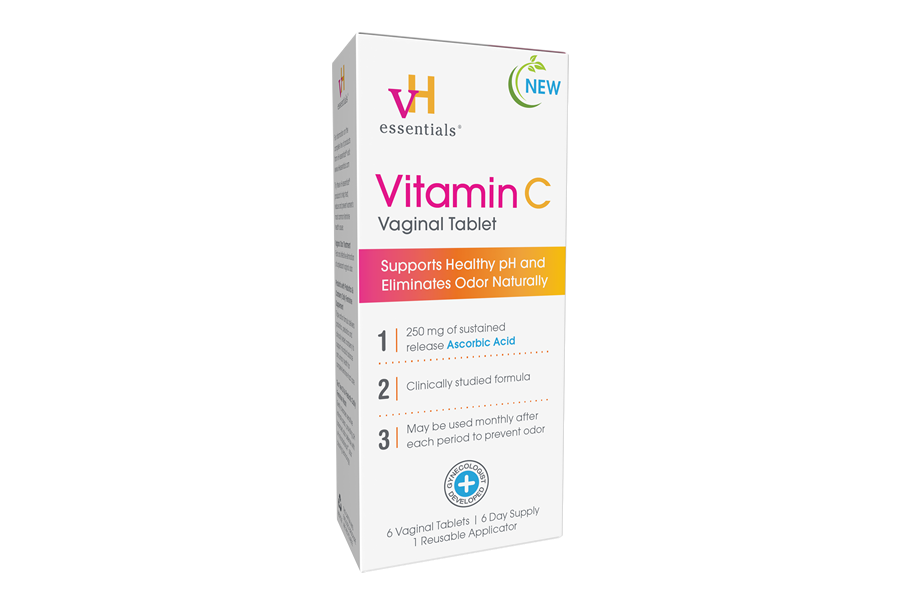 vh essentials vitamin c vaginal tablet supports Healthy ph and eliminates odor naturally