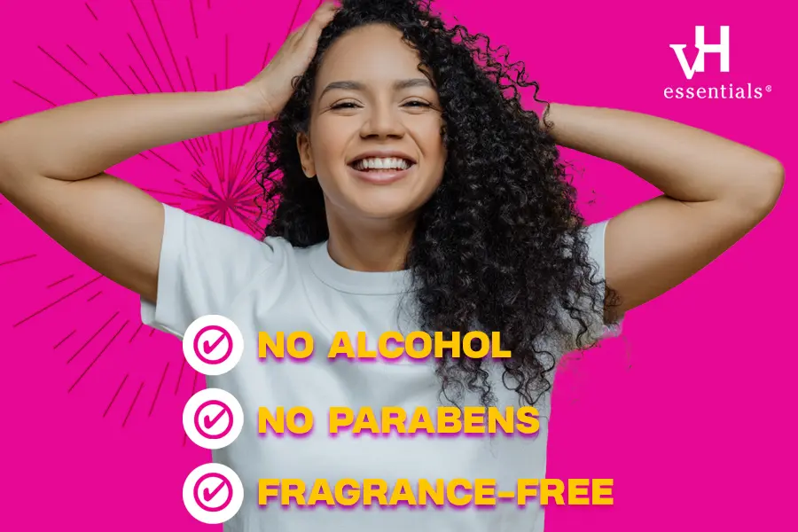 no alcohol. no parabens. fragrance free