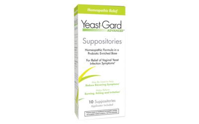 Homeopathic Yeast Infection Vaginal Suppositories – 10 count box