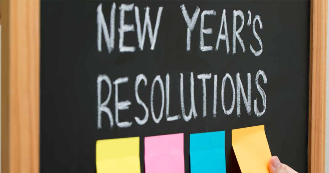 New year sticky notes