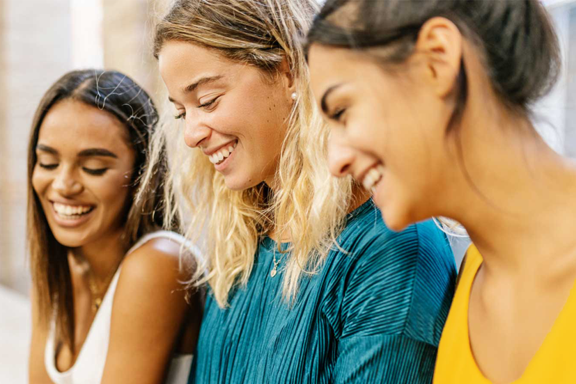 three women